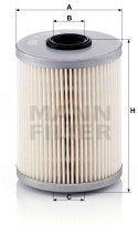 Mann-Filter P 733/1 x Filtr paliwa