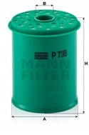 Mann-Filter P 738 x Filtr paliwa