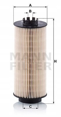 Mann-Filter PU 10 022 z Filtr paliwa