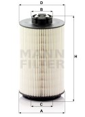 Mann-Filter PU 1058/1 x Filtr paliwa
