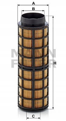 Mann-Filter PU 7017 z Filtr paliwa