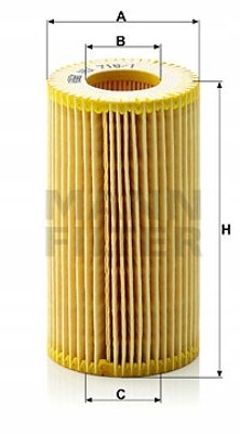 Mann-Filter HU 718/1 z Filtr oleju
