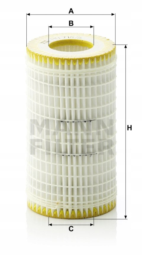 Mann-Filter HU 718/5 x Filtr oleju