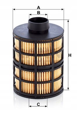 Mann-Filter HU 719/3 x Filtr oleju