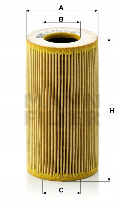 Mann-Filter HU 719/5 x Filtr oleju