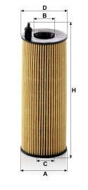 Mann-Filter HU 721/5 x Filtr oleju