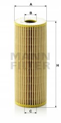 Mann-Filter HU 727/1 x Filtr oleju
