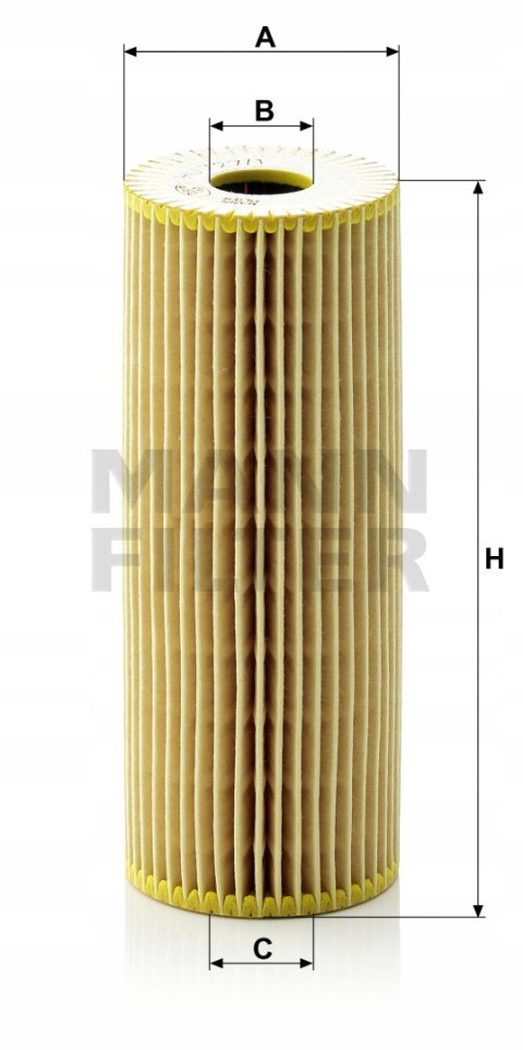 Mann-Filter HU 727/1 x Filtr oleju