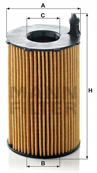 Mann-Filter HU 8005 z Filtr oleju