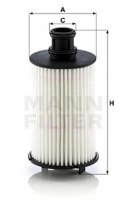 Mann-Filter HU 8008 z Filtr oleju