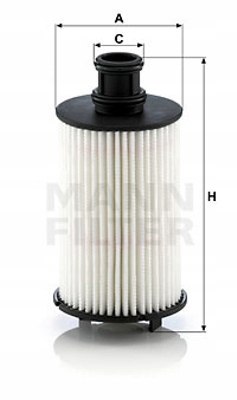 Mann-Filter HU 8008 z Filtr oleju