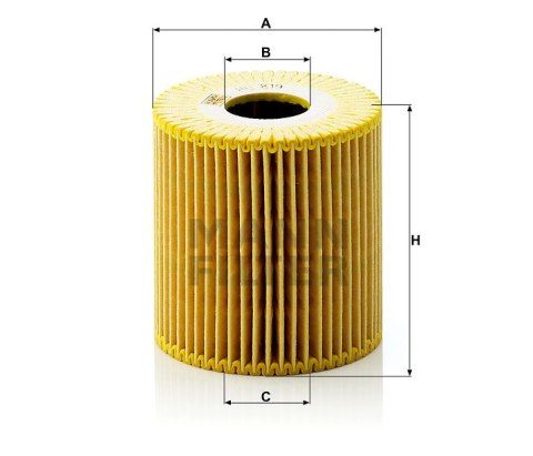 Mann-Filter HU 819 x Filtr oleju