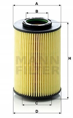Mann-Filter HU 822/5 x Filtr oleju