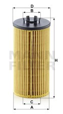Mann-Filter HU 835/1 z Filtr oleju