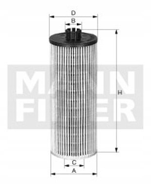 Mann-Filter HU 6018 z Filtr oleju