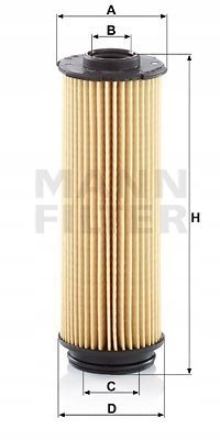 Mann-Filter HU 6022 z Filtr oleju