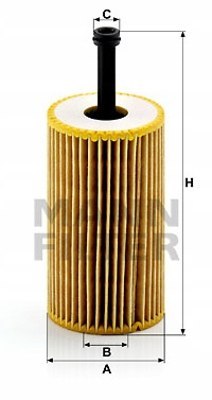 Mann-Filter HU 612 x Filtr oleju