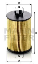 Mann-Filter HU 612/1 x Filtr oleju