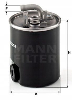 Mann-Filter HU 615/3 x Filtr oleju