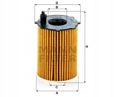 Mann-Filter HU 7006 z Filtr oleju