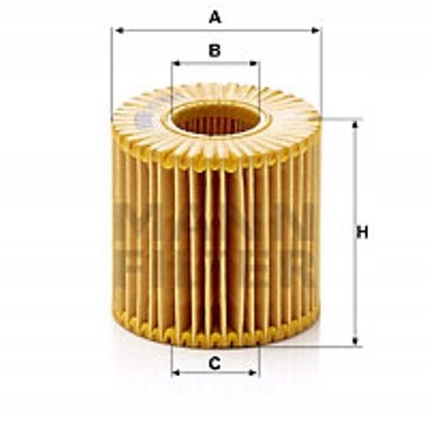 Mann-Filter HU 7019 z Filtr oleju