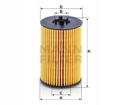 Mann-Filter HU 7020 z Filtr oleju