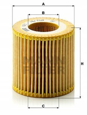 Mann-Filter HU 710 x Filtr oleju