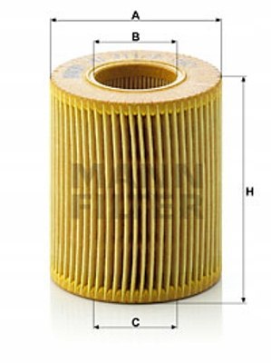Mann-Filter HU 711/2 x Filtr oleju