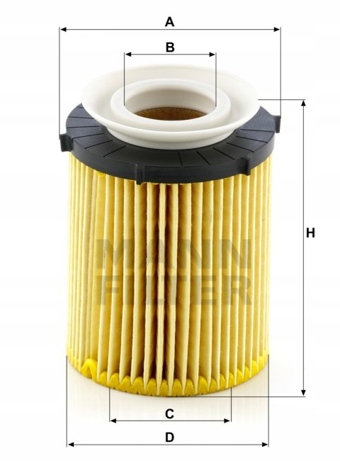 Mann-Filter HU 711/6 z Filtr oleju
