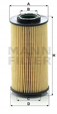 Mann-Filter HU 712/10 x Filtr oleju