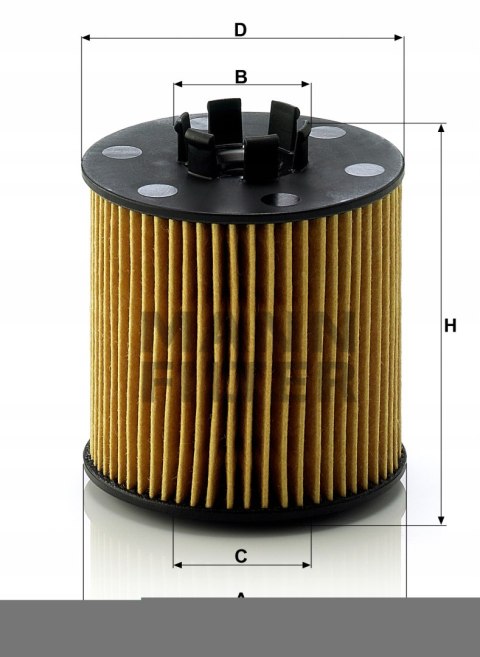 Mann-Filter HU 712/6 x Filtr oleju