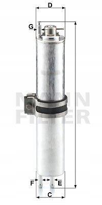 Mann-Filter HU 715/5 x Filtr oleju