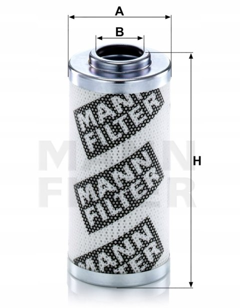Mann-Filter HD 612/2 x Filtr, hydraulika robocza