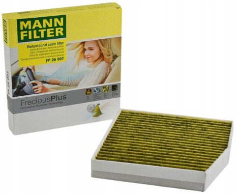 Mann-Filter FP 26 007 Filtr, wentylacja przestrzeni pasażerskiej