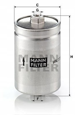 Mann-Filter H 1032/1 x Filtr oleju