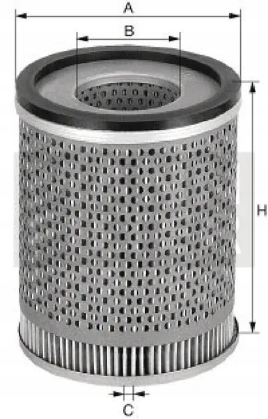 Mann-Filter H 1366 x Filtr oleju