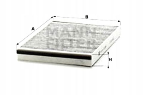 Mann-Filter CUK 3054 Filtr, wentylacja przestrzeni pasażerskiej