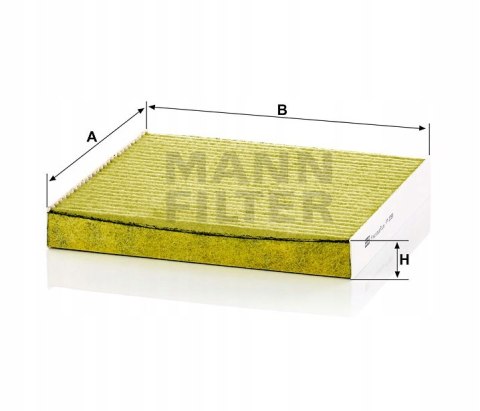 Mann-Filter FP 2358 Filtr, wentylacja przestrzeni pasażerskiej