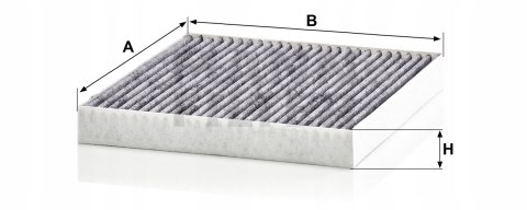 Mann-Filter CUK 24 017 Filtr, wentylacja przestrzeni pasażerskiej