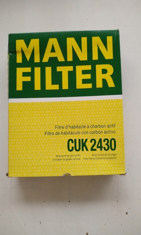 Mann-Filter CUK 2430 Filtr, wentylacja przestrzeni pasażerskiej