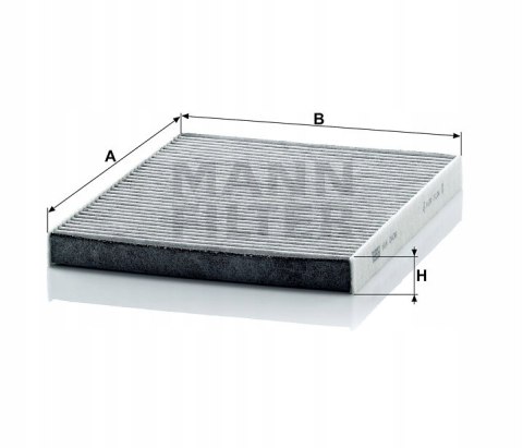 Mann-Filter CUK 2436 Filtr, wentylacja przestrzeni pasażerskiej