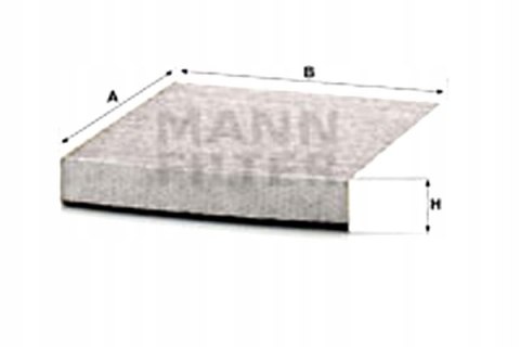 Mann-Filter CUK 2442 Filtr, wentylacja przestrzeni pasażerskiej