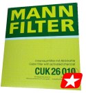 Mann-Filter CUK 26 010 Filtr, wentylacja przestrzeni pasażerskiej