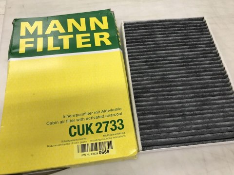 Mann-Filter CUK 2733 Filtr, wentylacja przestrzeni pasażerskiej