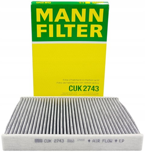 Mann-Filter CUK 2743 Filtr, wentylacja przestrzeni pasażerskiej