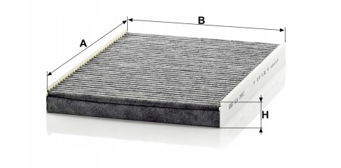 Mann-Filter CUK 2862 Filtr, wentylacja przestrzeni pasażerskiej