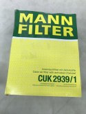 Mann-Filter CUK 2939/1 Filtr, wentylacja przestrzeni pasażerskiej