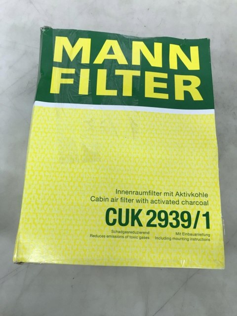 Mann-Filter CUK 2939/1 Filtr, wentylacja przestrzeni pasażerskiej
