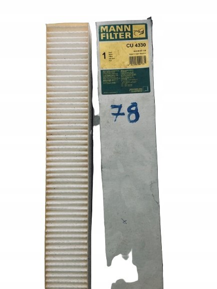 Mann-Filter CU 4330 Filtr, wentylacja przestrzeni pasażerskiej