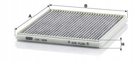 Mann-Filter CUK 1828 Filtr, wentylacja przestrzeni pasażerskiej